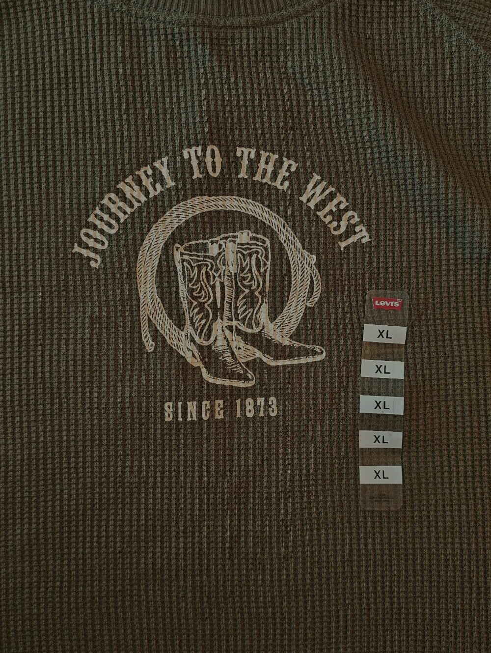 Levi's Women's Olive 'Journey to the West' Thermal Shirt
